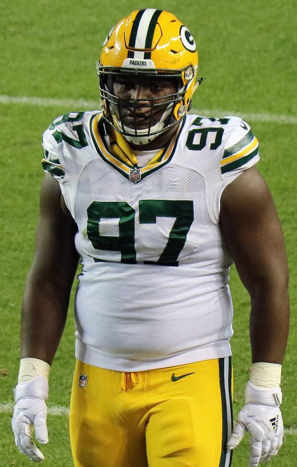 Kenny Clark with the Green Bay Packers, 2017