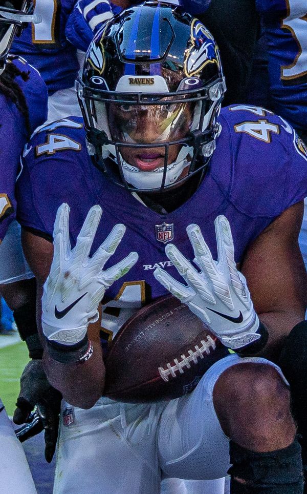 Marlon Humphrey with the Baltimore Ravens, 2021
