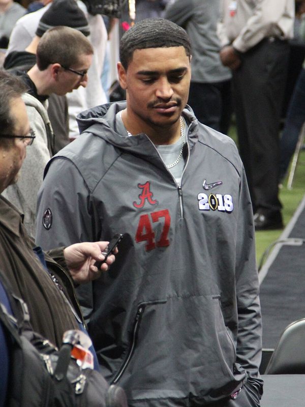 Christian Miller at Alabama, 2018