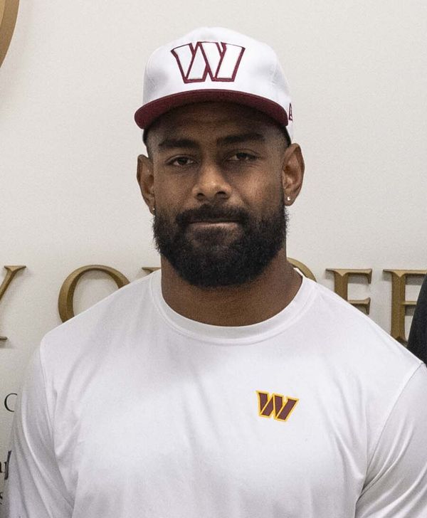 Jeremy McNichols with the Washington Commanders, 2024