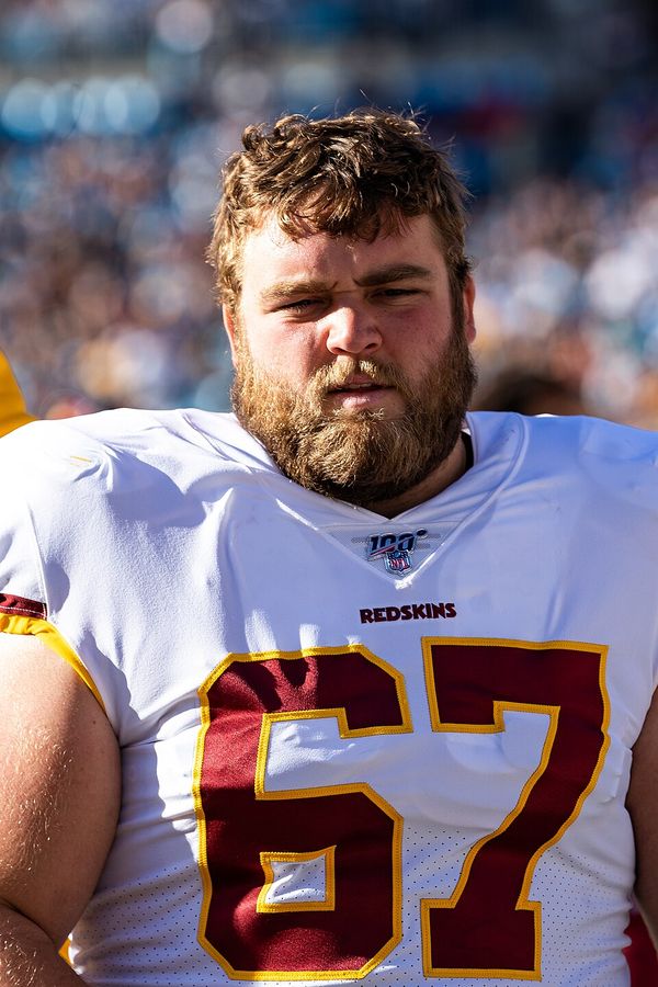 Wes Martin with the Washington Redskins, 2019