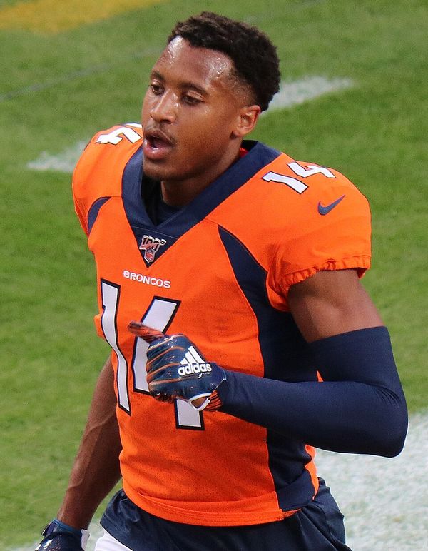 Courtland Sutton with the Denver Broncos, 2019