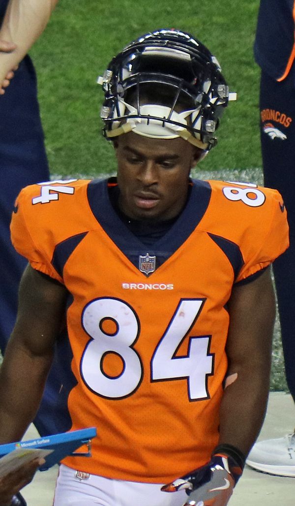 Isaiah McKenzie with the Denver Broncos, 2017