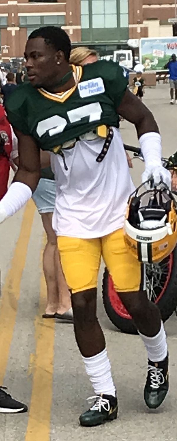 Josh Jackson with the Green Bay Packers, 2019