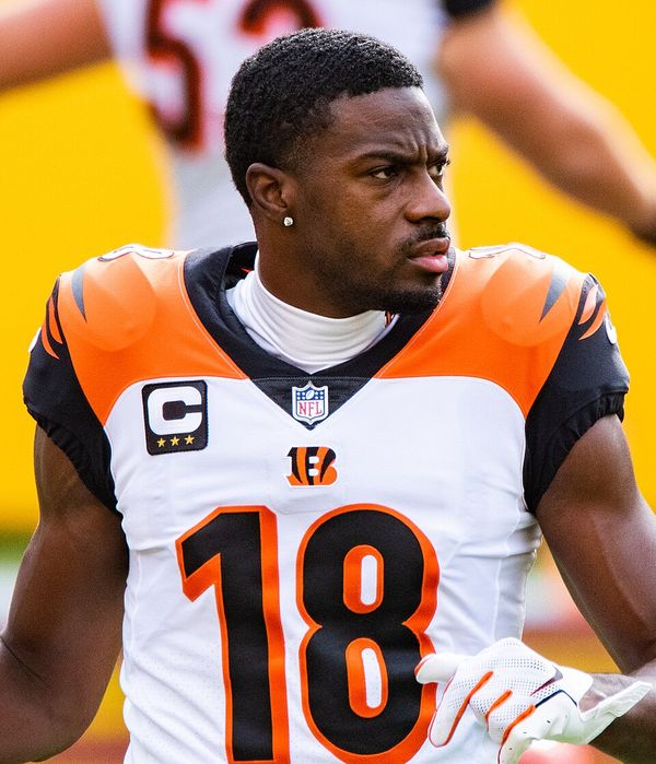 A.J. Green with the Cincinnati Bengals, 2020