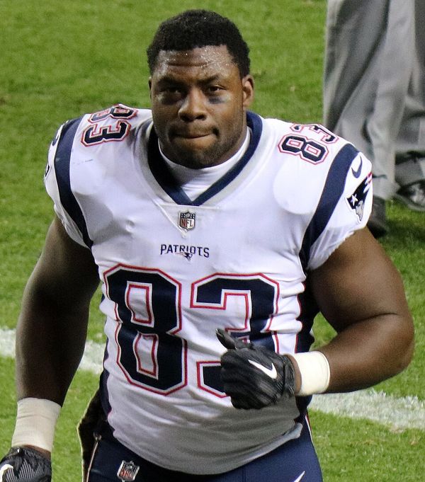 Dwayne Allen with the New England Patriots, 2017