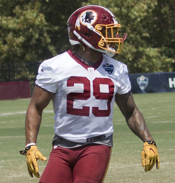 Derrius Guice in the NFL, 2018
