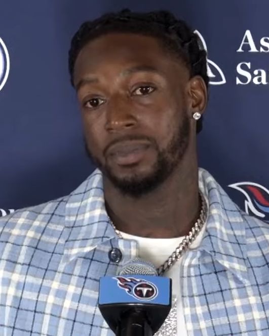 Calvin Ridley with the Tennessee Titans
