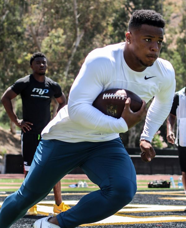 Saquon Barkley with the New York Giants, 2018