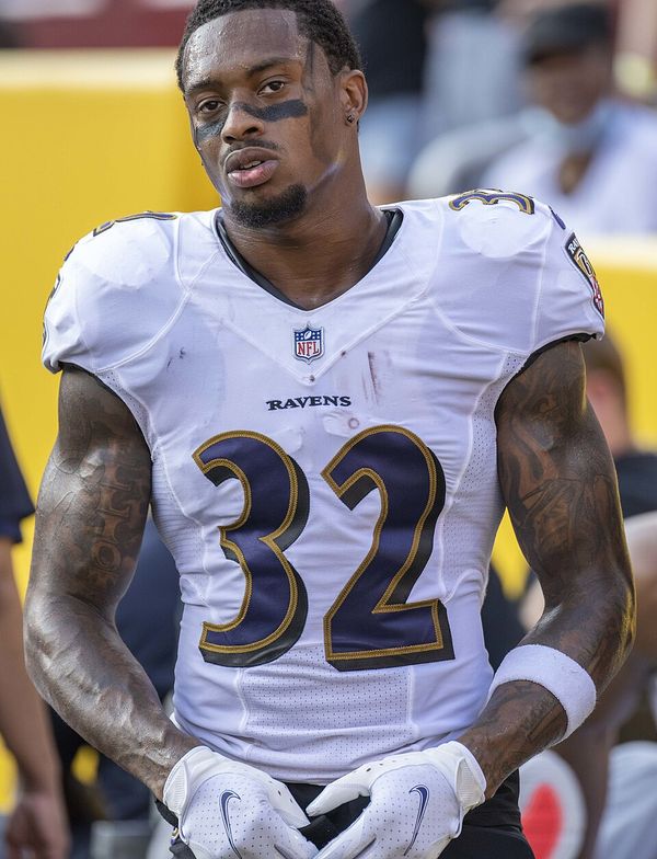 DeShon Elliott with the Baltimore Ravens, 2021