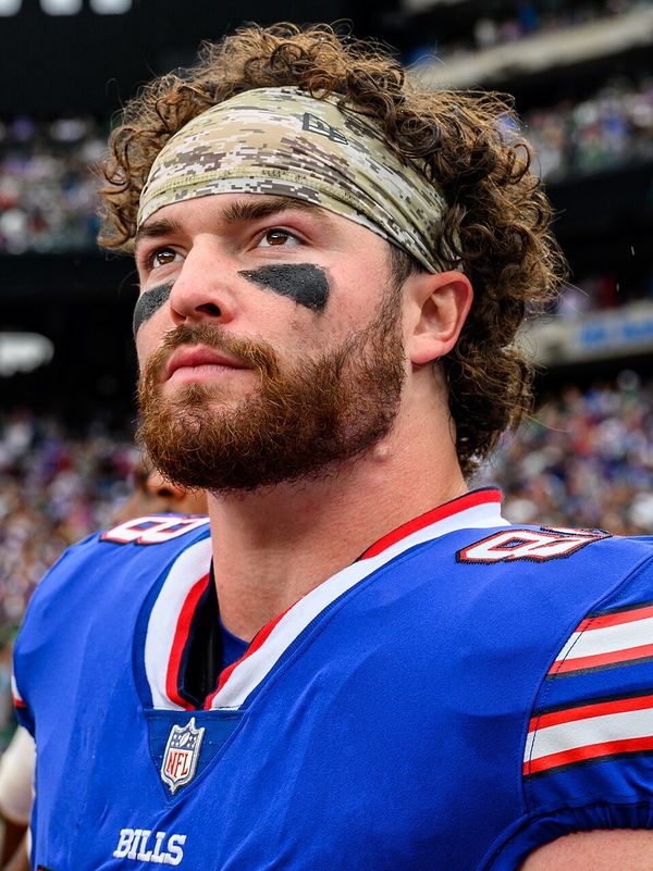 Dawson Knox with the Buffalo Bills, 2022