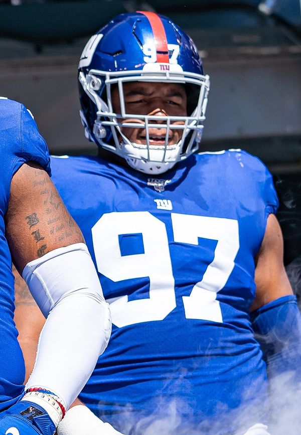 Dexter Lawrence with the New York Giants, 2019