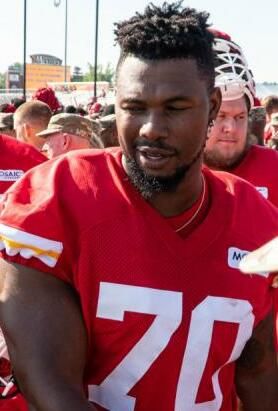 Prince Tega Wanogho with the Kansas City Chiefs, 2022