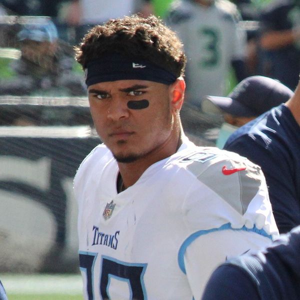 Rashad Weaver with the Tennessee Titans, 2021