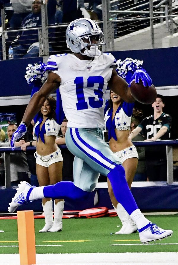 Michael Gallup with the Dallas Cowboys, 2019