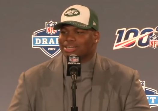 Quinnen Williams with the New York Jets, 2019