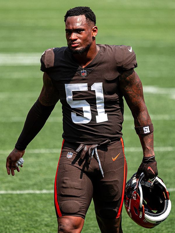 Mack Wilson with the Cleveland Browns, 2021