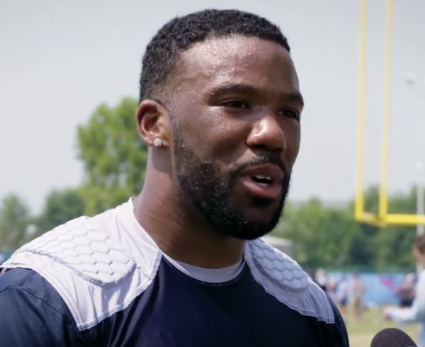Chris Jackson with the Tennessee Titans, 2021