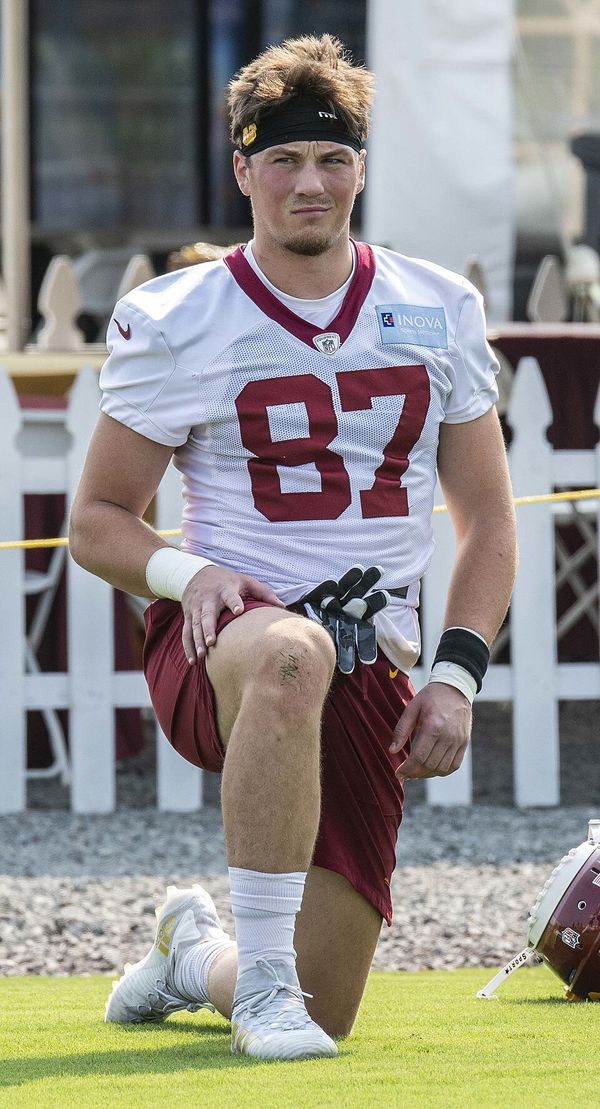 John Bates with the Washington Football Team, 2021