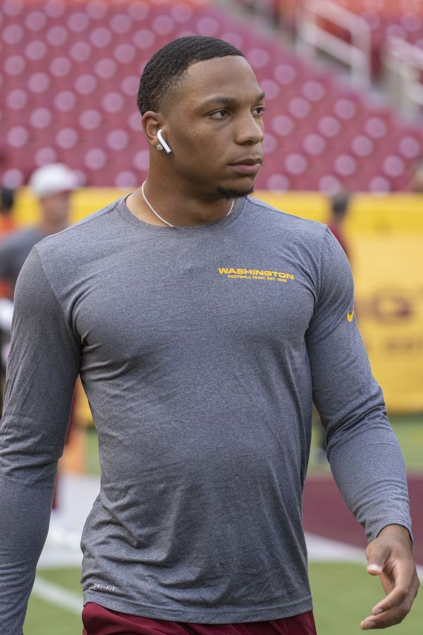 Darrick Forrest with the Washington Football Team, 2021