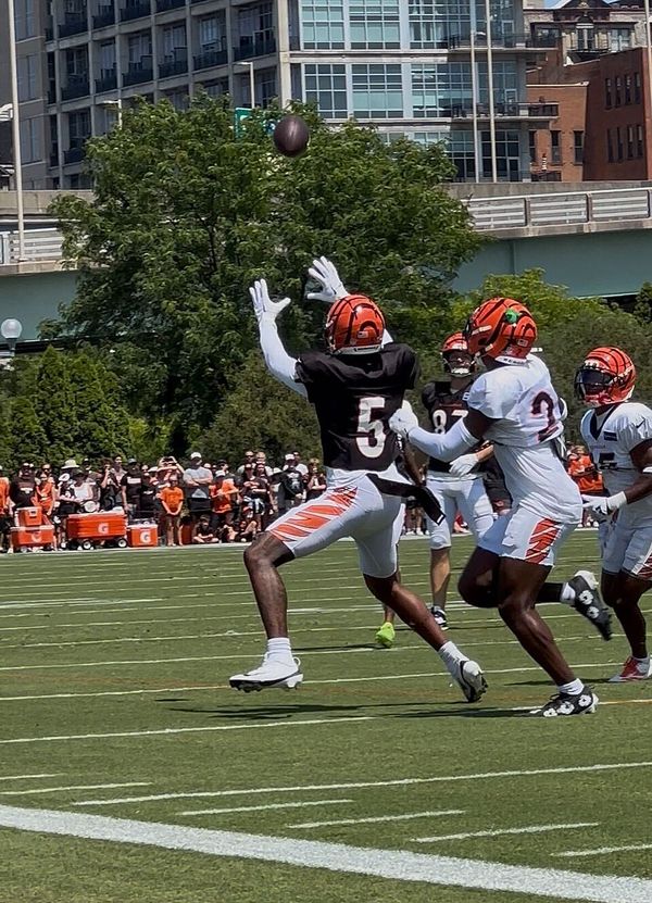Tee Higgins with the Cincinnati Bengals, 2025