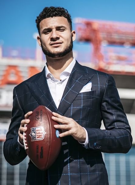 Caleb Farley with the Tennessee Titans, 2021
