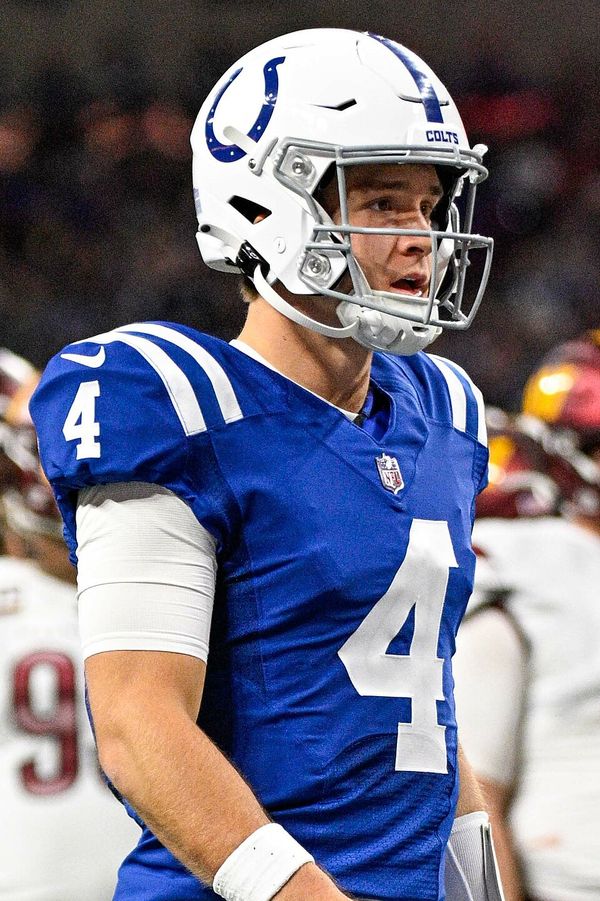 Sam Ehlinger with the Indianapolis Colts, 2022