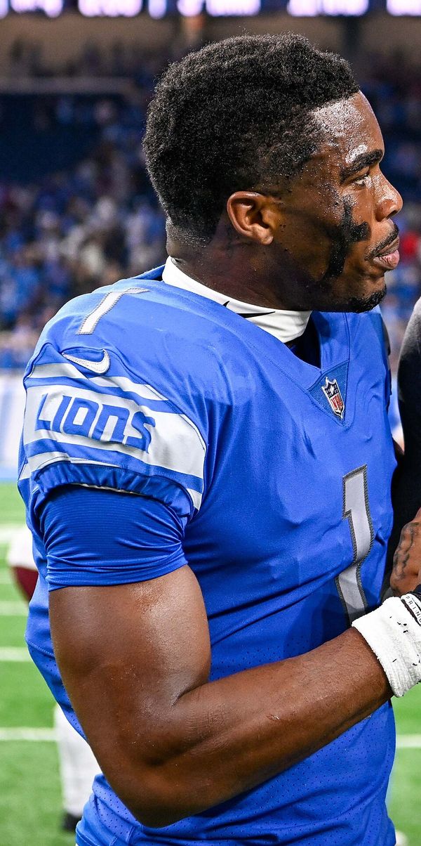 Jeff Okudah with the Detroit Lions, 2022