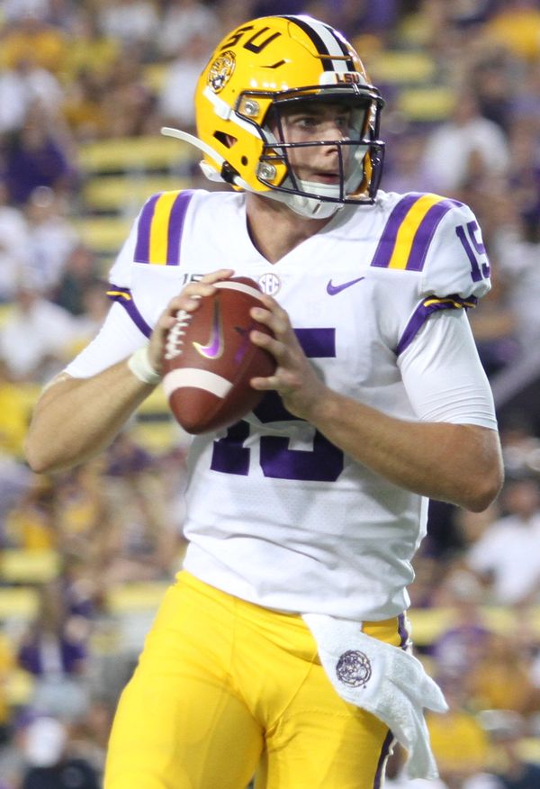 Myles Brennan at LSU, 2019