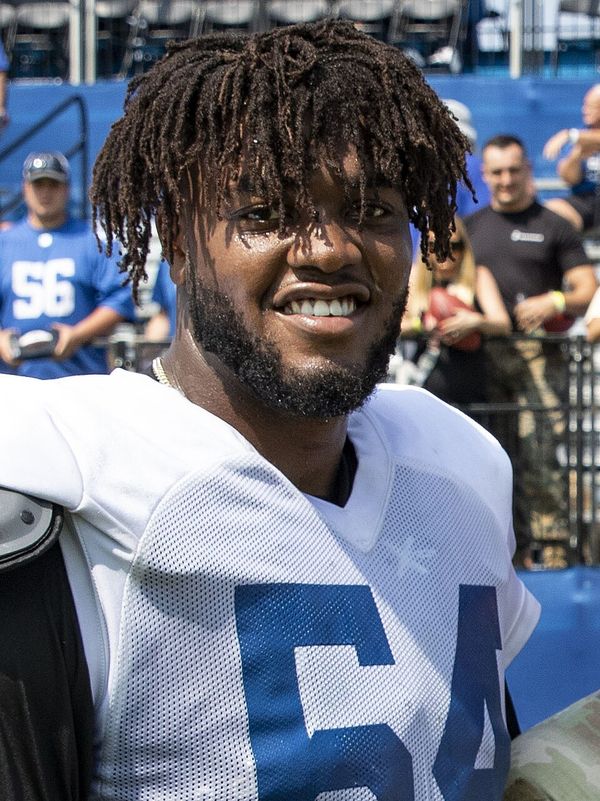 Dayo Odeyingbo with the Indianapolis Colts, 2023