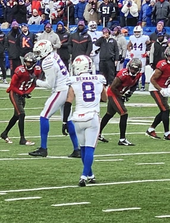 Terrel Bernard with the Buffalo Bills, 2025