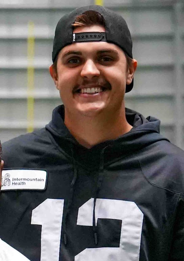 Aidan O'Connell with the Las Vegas Raiders