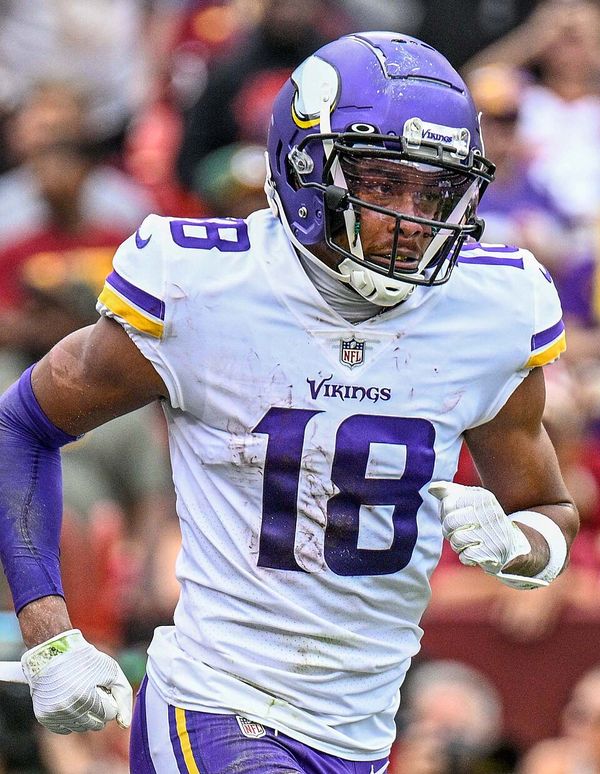 Justin Jefferson with the Minnesota Vikings, 2022