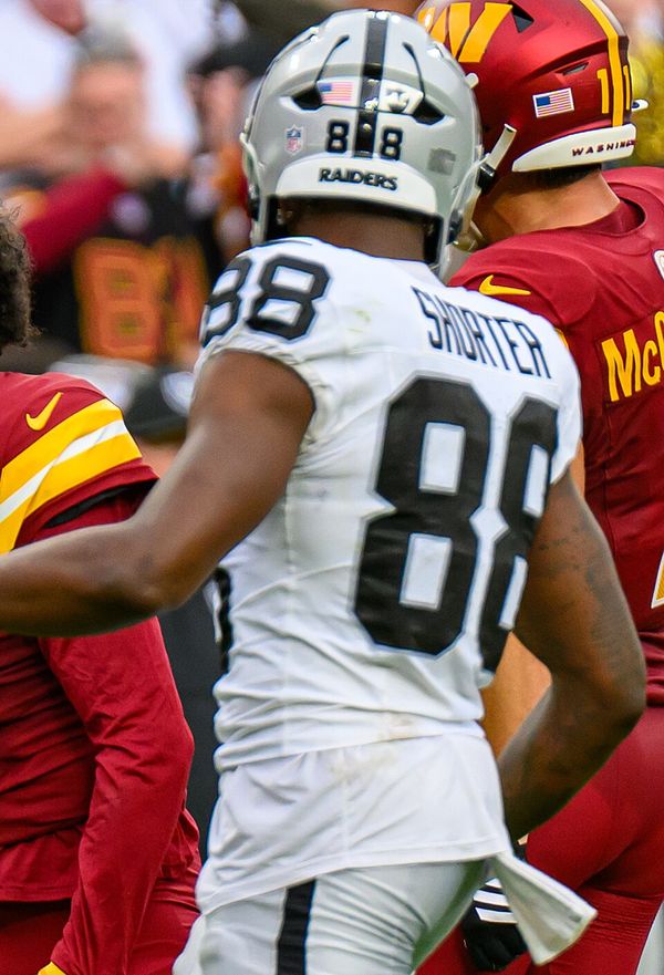 Justin Shorter with the Las Vegas Raiders, 2025