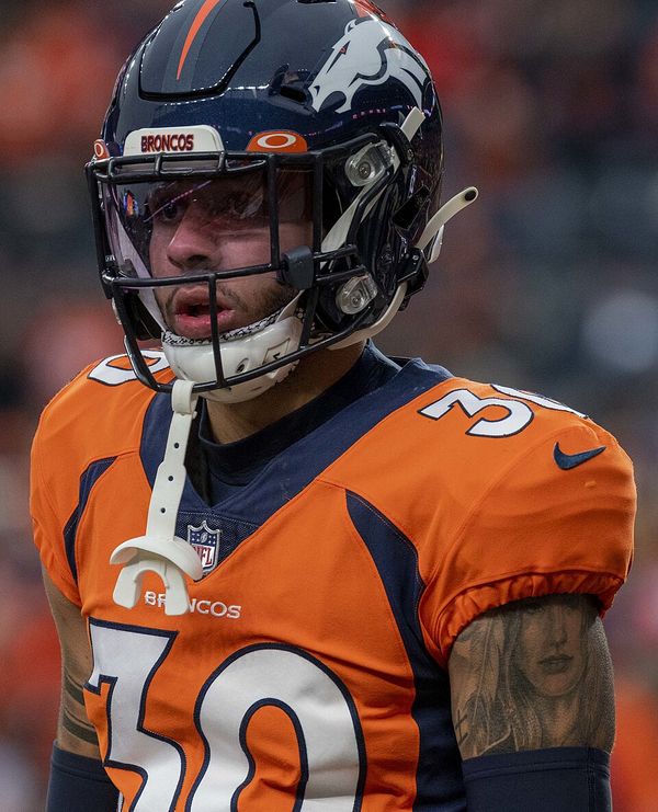 Caden Sterns with the Denver Broncos, 2021