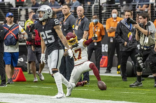 Tre'von Moehrig with the Las Vegas Raiders