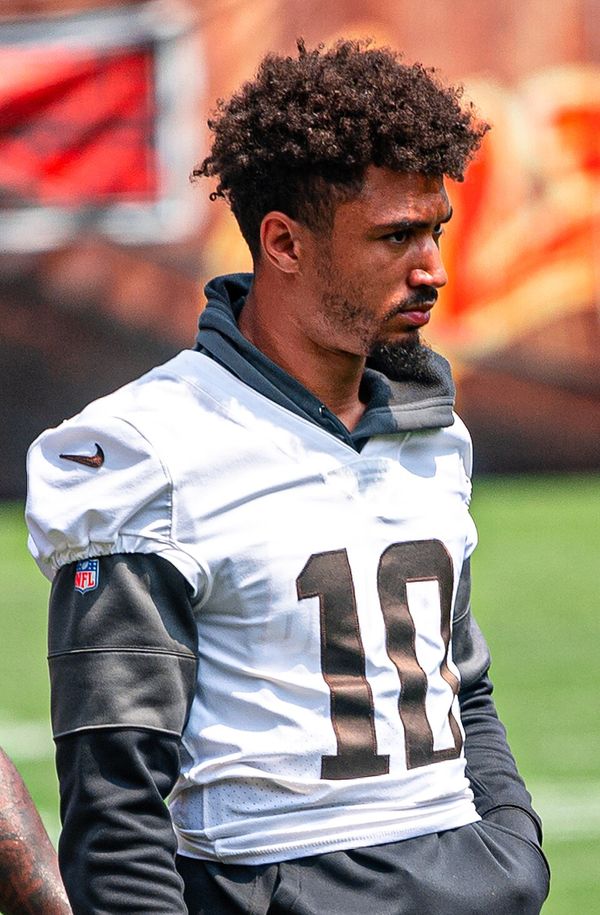 Anthony Schwartz with the Cleveland Browns, 2021