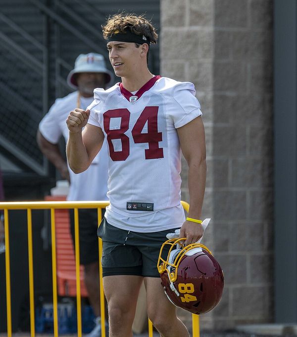 Dax Milne with the Washington Football Team, 2021