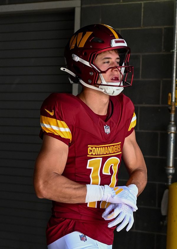 Luke McCaffrey with the Washington Commanders, 2024