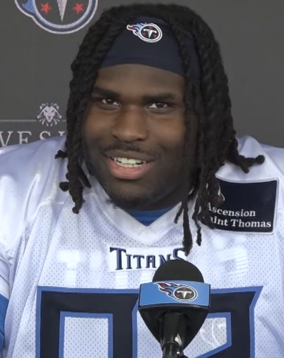 T'Vondre Sweat with the Tennessee Titans, 2024