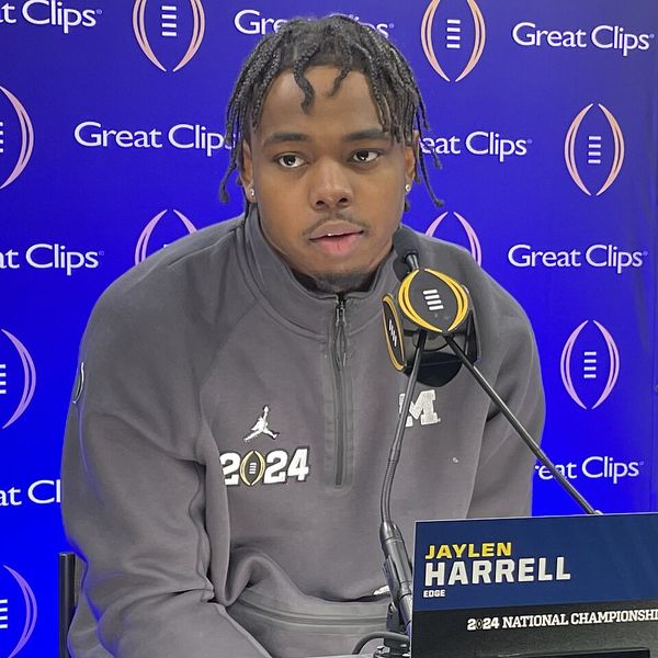 Jaylen Harrell with the Tennessee Titans, 2024
