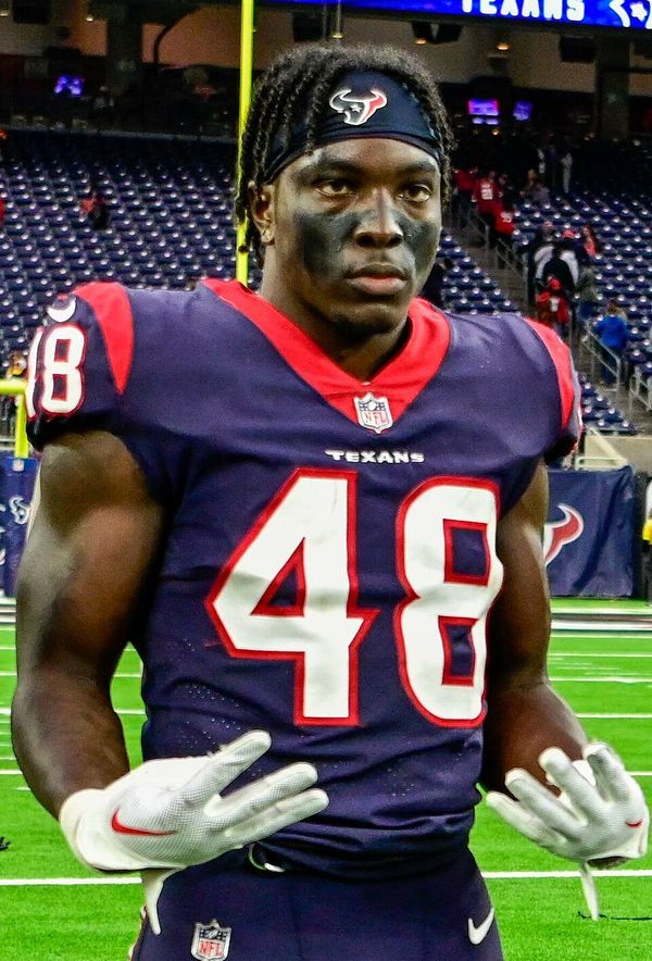 Christian Harris with the Houston Texans, 2022