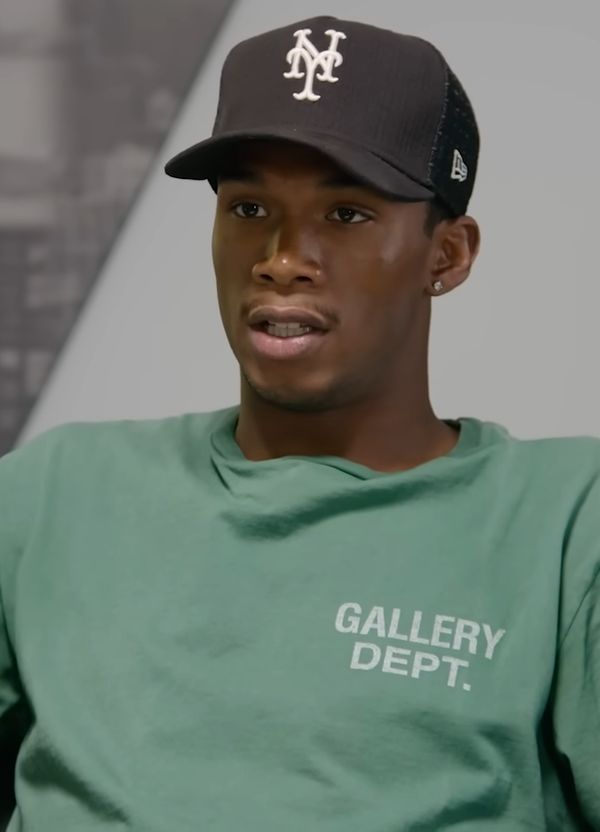 Garrett Wilson with the New York Jets, 2025