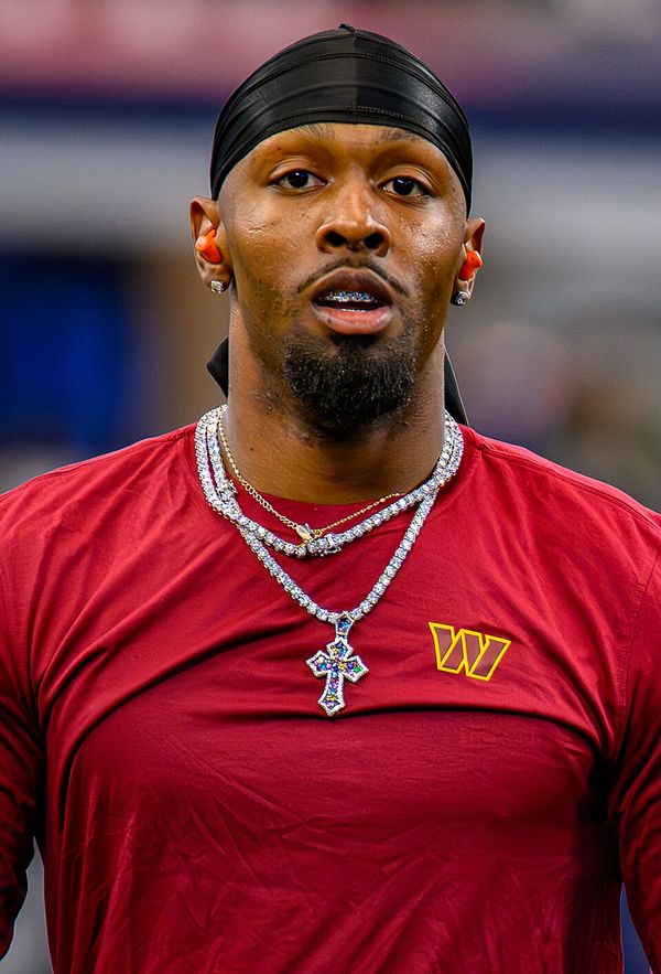 Trey Amos with the Washington Commanders, 2025