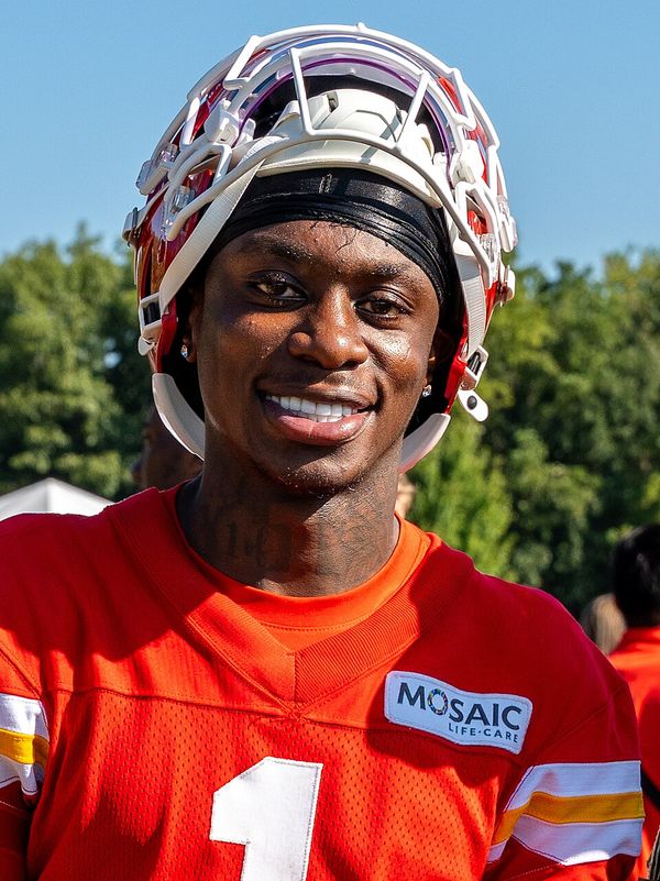 Xavier Worthy with the Kansas City Chiefs, 2025