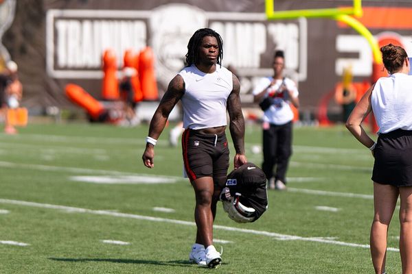 Quinshon Judkins with the Cleveland Browns, 2026