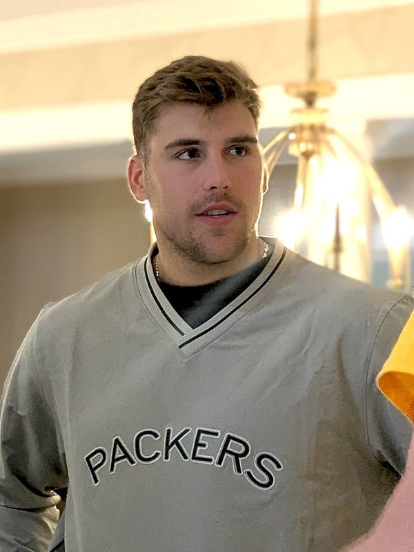 Lukas Van Ness with the Green Bay Packers, 2025