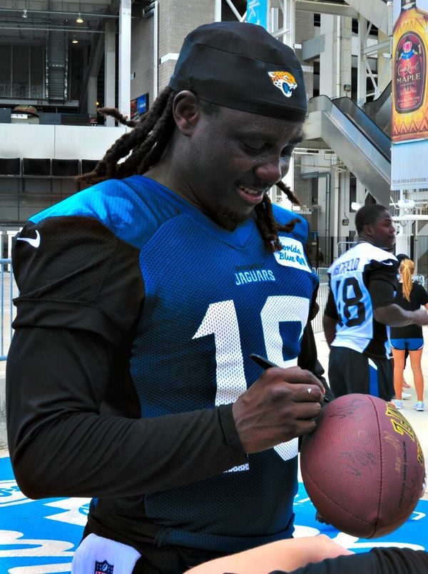 Denard Robinson with the Jacksonville Jaguars, 2014