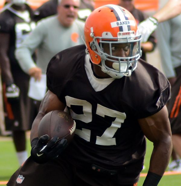 Edwin Baker with the New Orleans Saints, 2014