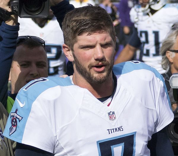 Zach Mettenberger with the Tennessee Titans